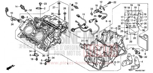 CRANKCASE (VFR1200XD/XDA/XDL/XDS) VFR1200XDG de 2016